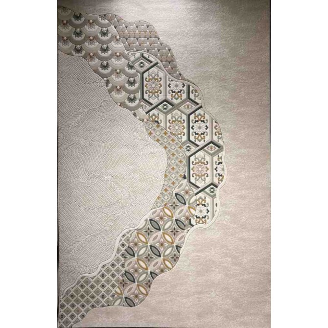 Art Plus Turkish Embossed Rug AA114B Beige Mix Size 300*400