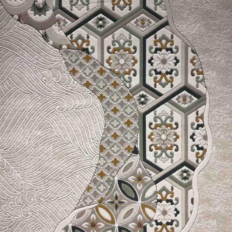 سجاد ارت بلس محفر تركي AA114B بيج ميكس مقاس 200*300