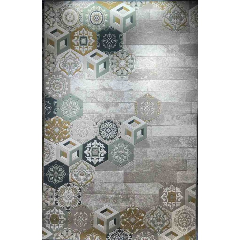 سجاد ارت بلس محفر تركي AA057B بيج ميكس مقاس 200*300