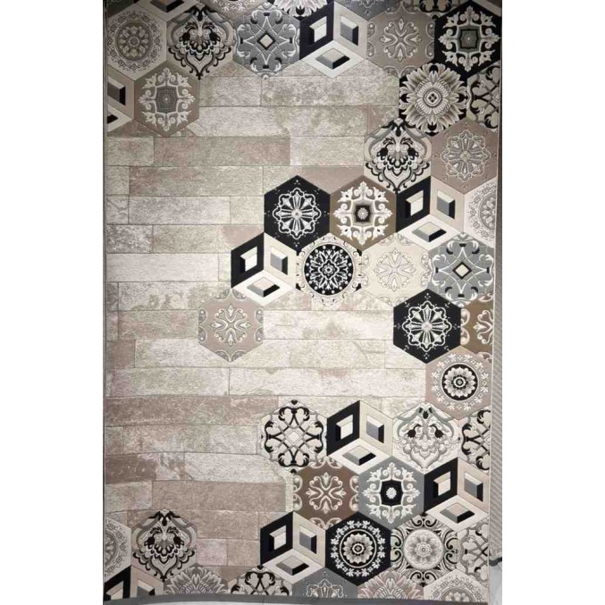 Art Plus Turkish Embossed Rug AA057B black Size 250*350