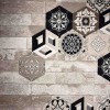 Art Plus Turkish Embossed Rug AA057B black Size 150*220