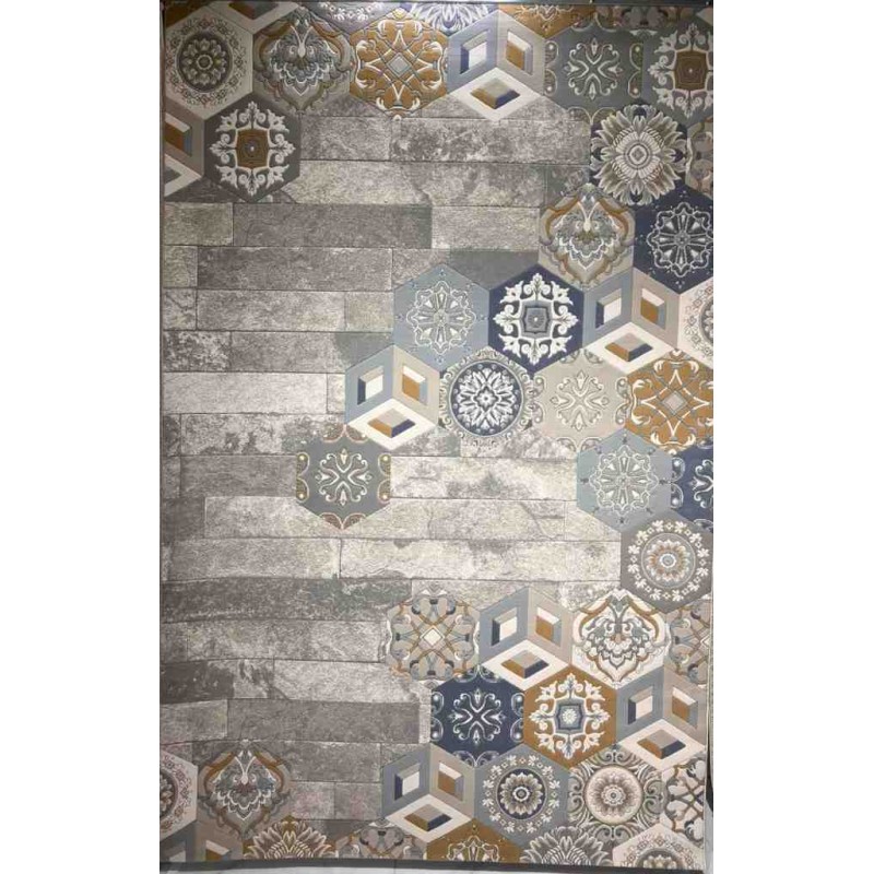 سجاد ارت بلس محفر تركي AA057B رصاصي ميكس مقاس 200*300