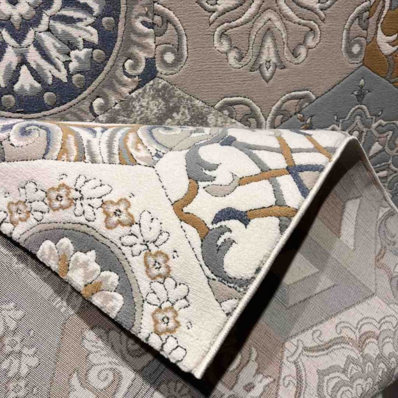 سجاد ارت بلس محفر تركي AA057B رصاصي ميكس مقاس 200*300
