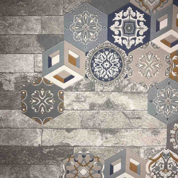 Art Plus Turkish Embossed Rug AA057B gray mix Size 200*300