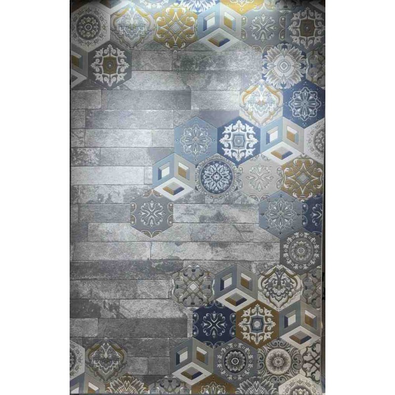 سجاد ارت بلس محفر تركي AA057B رصاصي ميكس مقاس 200*300