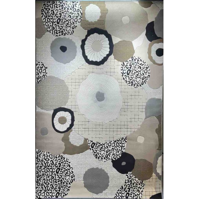 Art Plus Turkish Embossed Rug 0C958A black Size 200*300