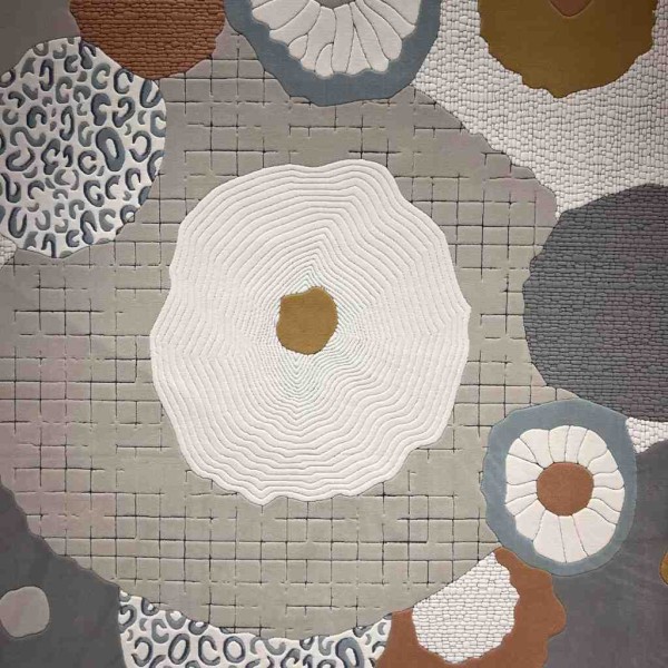 Art Plus Turkish Embossed Rug 0C958A gray mix Size 150*220