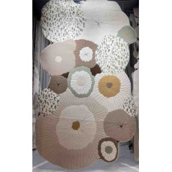 سجاد محفر تركي ارت N0365A بيج مقاس 120*170