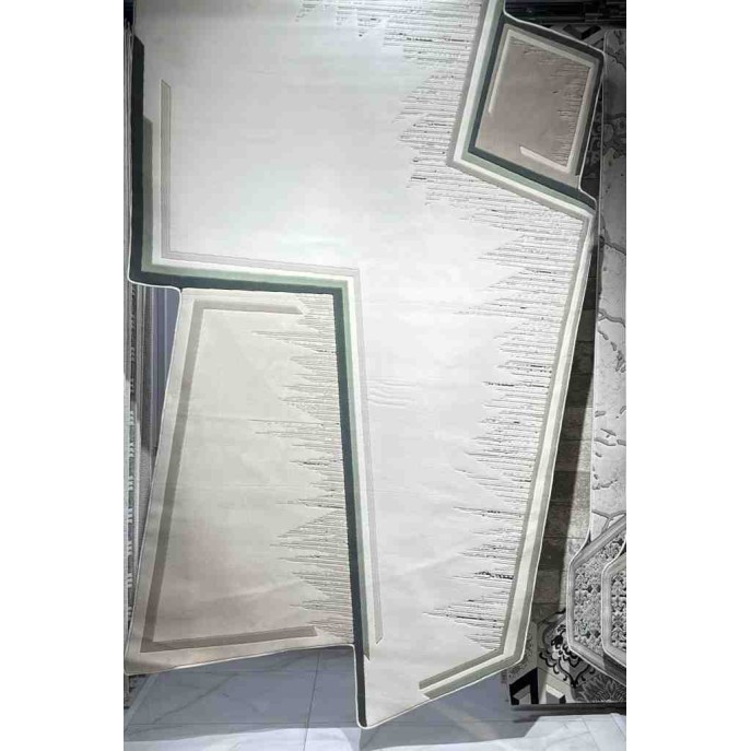 Turkish embossed rug Art N0373A beige size 200*300