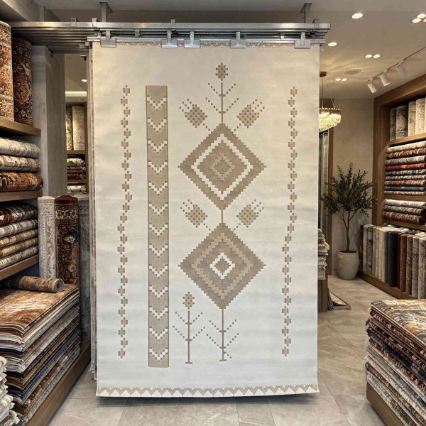 Al-Hebba Carpet ASALA Turkish Najdi Design G0912A Beige Size 250*350
