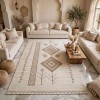 Al-Hebba Carpet ASALA Turkish Najdi Design G0912A Beige Size 250*350