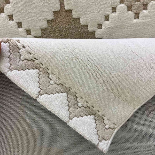 Al-Hebba Carpet ASALA Turkish Najdi Design G0912A Beige Size 250*350