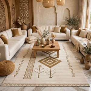 سجاد الهبه نقش نجدي تركي اصالة G0912A ذهبي مقاس 250*350