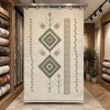 سجاد الهبه نقش نجدي تركي اصالة G0912A اخضر مقاس 100*300
