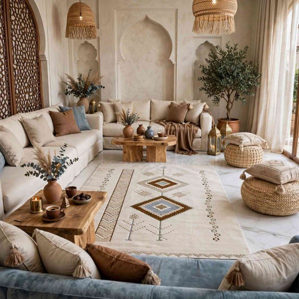 سجاد الهبه نقش نجدي تركي اصالة G0912A ميكس مقاس 150*220
