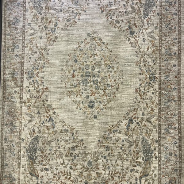سجاد بوهيمي تركي اثينا 40210A بيج مقاس 100*200