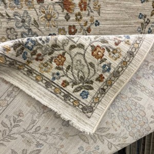 Turkish Bohemian Rug Athena 40210A cream Size 250*350