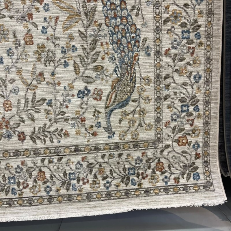 سجاد بوهيمي تركي اثينا 40210A كريم مقاس 150*220