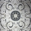 Turkish rugs baron 41162A cream black size 100*300