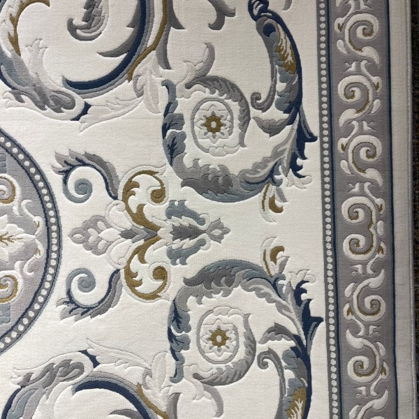 Turkish rugs baron 41162A cream blue size 250*350