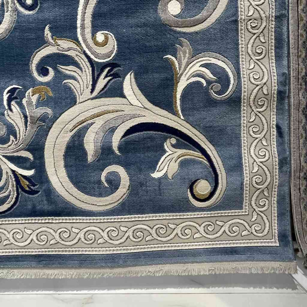 سجاد تركي نقش فرنسي بارون 60641A سماوي مقاس 400*500 سجاد تركي نقش فرنسي بارون 60641A سماوي مقاس 400*500