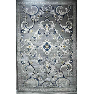 سجاد تركي نقش فرنسي بارون 60641A رصاصي مقاس 400*600