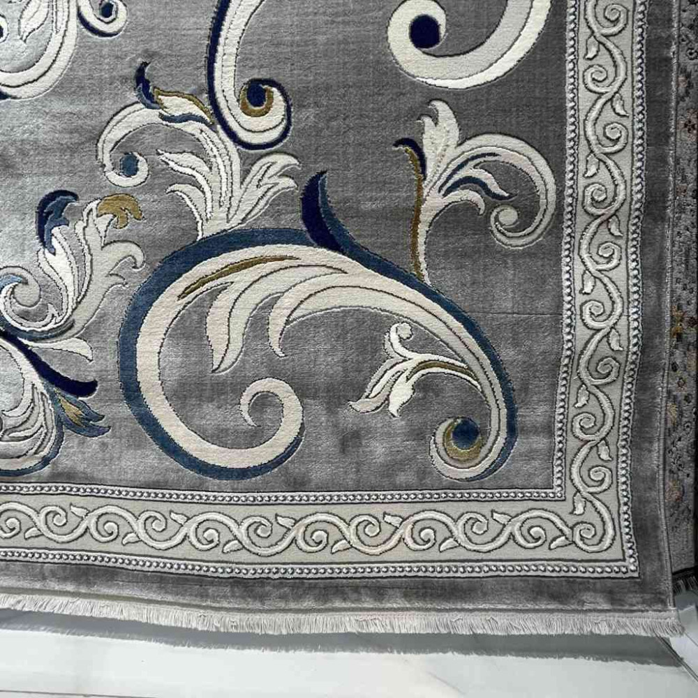 سجاد تركي نقش فرنسي بارون 60641A رصاصي مقاس 400*600 سجاد تركي نقش فرنسي بارون 60641A رصاصي مقاس 400*600