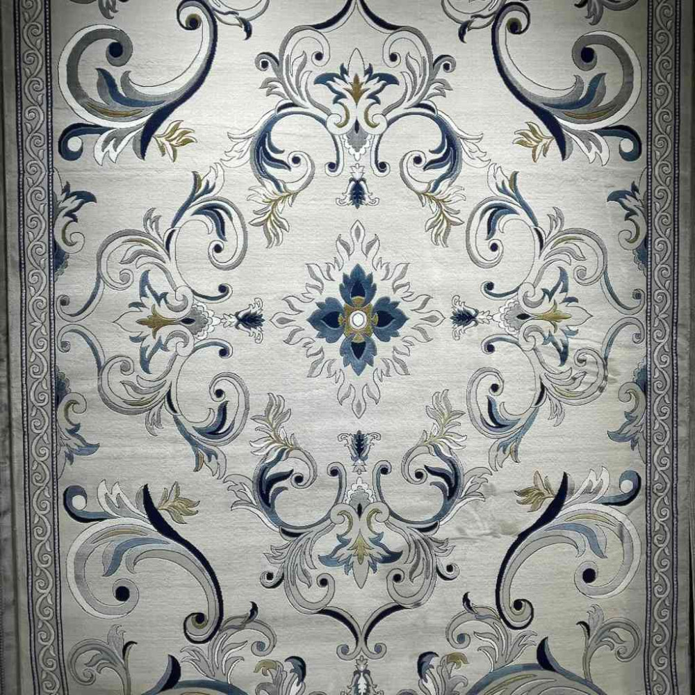 سجاد تركي نقش فرنسي بارون 60641A رصاصي فاتح مقاس 400*600 سجاد تركي نقش فرنسي بارون 60641A رصاصي فاتح مقاس 400*600