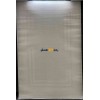 Turkish rug with a modern frame orkid cream size 400*500
