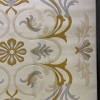 سجاد تركي فاخر بوسان HU08A تصميم كوري كريم ذهبي مقاس 250*350 سم