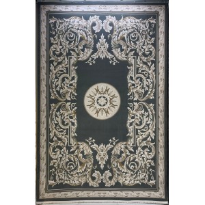 سجاد القصور تركي كراون نقش فرنسي تركي 41170A بترول مقاس 80*150