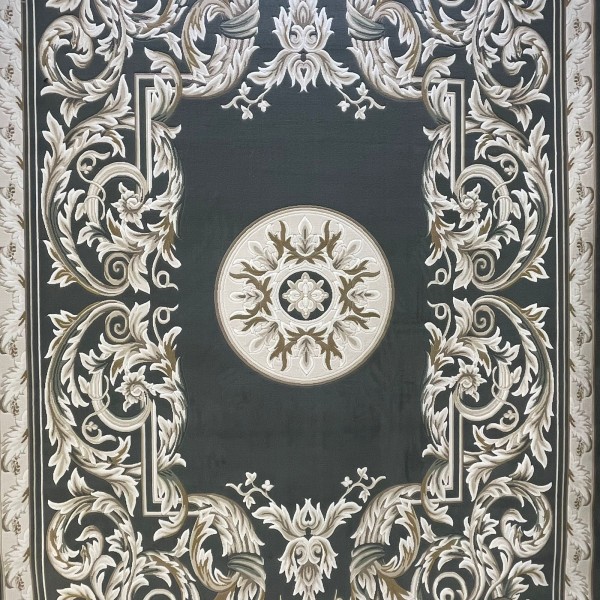 Turkish Crown Palace Carpets French Turkish Pattern 41170A Betrol Size 100x200
