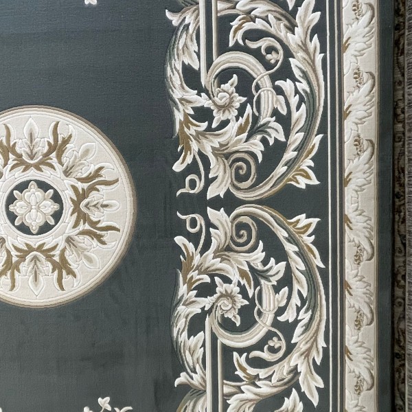 Turkish Crown Palace Carpets French Turkish Pattern 41170A Betrol Size 100x200
