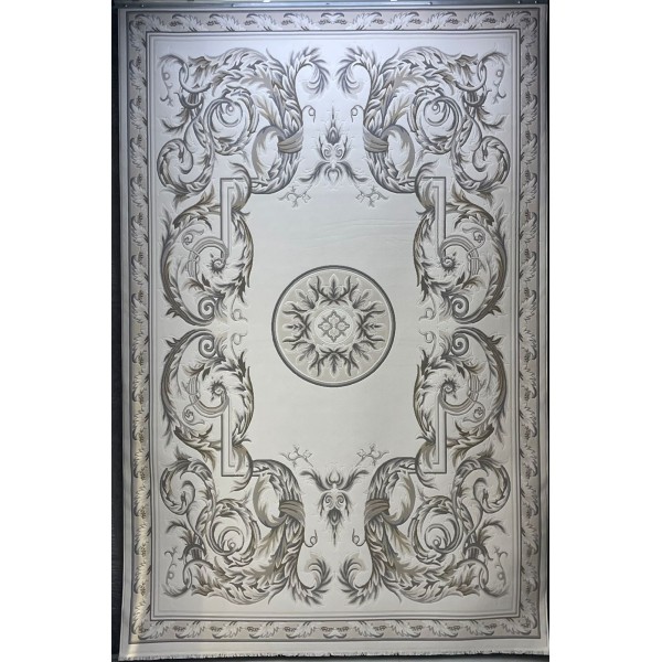Turkish Crown Palace Carpets French Turkish Pattern 41170A cream beige Size 300*400