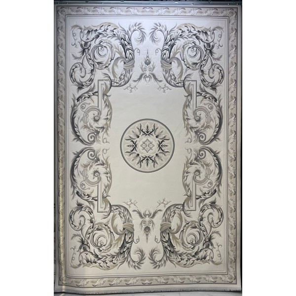 Turkish Crown Palace Carpets French Turkish Pattern 41170A cream black Size 100x200