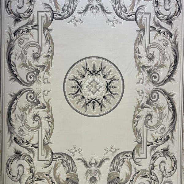 Turkish Crown Palace Carpets French Turkish Pattern 41170A cream black Size 100x200