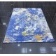 Bulgarian Diamond Silk Carpet H335A Blue