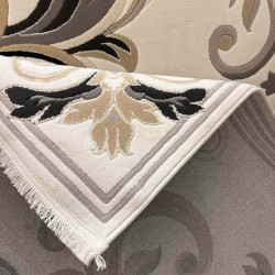 سجاد تركي ايفل 41180A كريم اسود مقاس 50*80 سجاد تركي ايفل 41180A كريم اسود مقاس 50*80