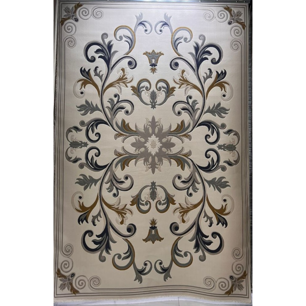 سجاد تركي ايفل 41180A كريم سماوي مقاس 400*600 سجاد تركي ايفل 41180A كريم سماوي مقاس 400*600