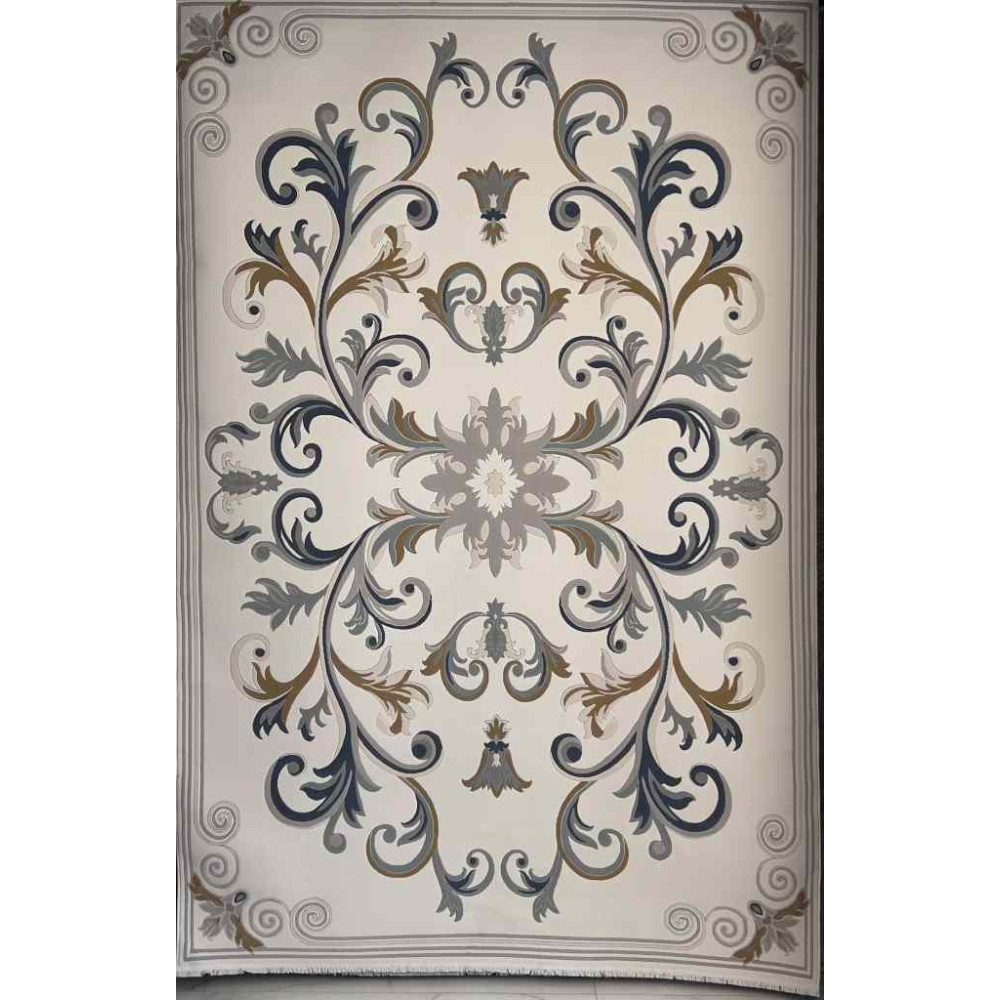 سجاد تركي ايفل 41180A كريم سماوي مقاس 400*600 سجاد تركي ايفل 41180A كريم سماوي مقاس 400*600