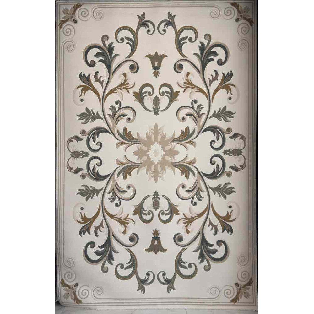 سجاد تركي ايفل 41180A كريم اخضر مقاس 50*80 سجاد تركي ايفل 41180A كريم اخضر مقاس 50*80