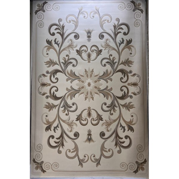 سجاد تركي ايفل 41180A كريم بيج فاتح مقاس 250*350
