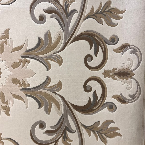 سجاد تركي ايفل 41180A كريم بيج فاتح مقاس 250*350