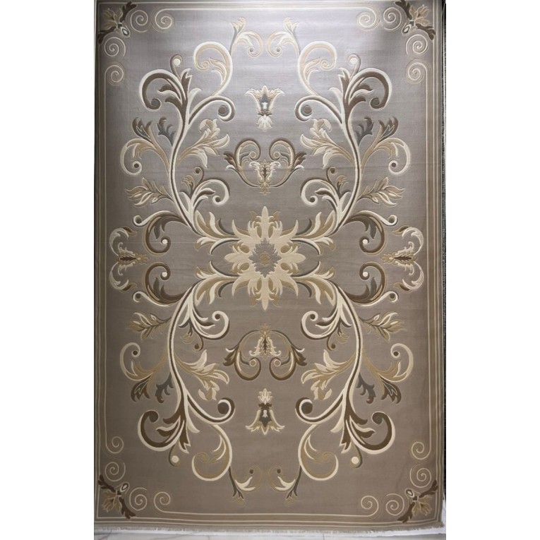 Turkish Eiffel 41180A Sky Light beige gray Rug Size 80*150
