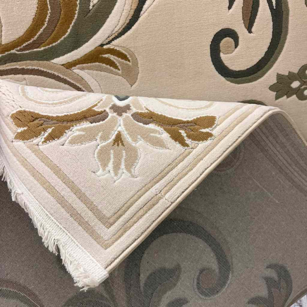 سجاد تركي ايفل 41180A اخضر بيج فاتح مقاس 400*600 سجاد تركي ايفل 41180A اخضر بيج فاتح مقاس 400*600