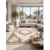 Turkish rugs Kuwaiti Hafar ELIZA P0163C beige size 100*300