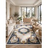 Turkish rugs Kuwaiti Hafar ELIZA P0163C GRAY size 250*350