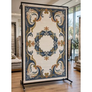 سجاد تركي حفر كويتي اليزا P0163C رصاصي مقاس 250*350