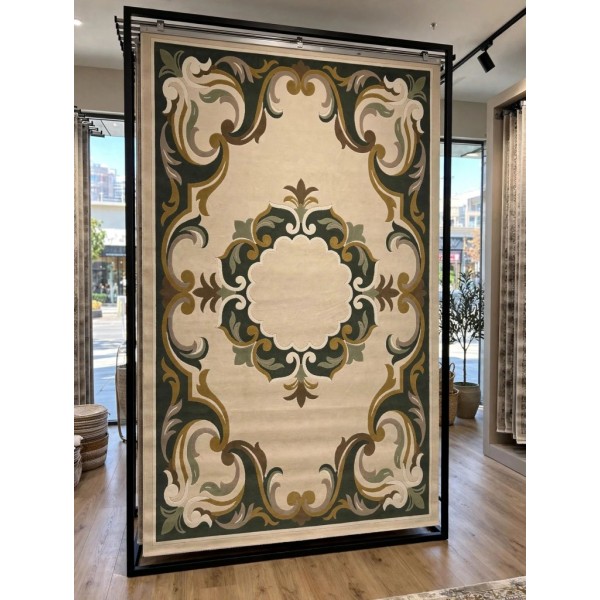 Turkish rugs Kuwaiti Hafar ELIZA P0163C GREEN size 200*300