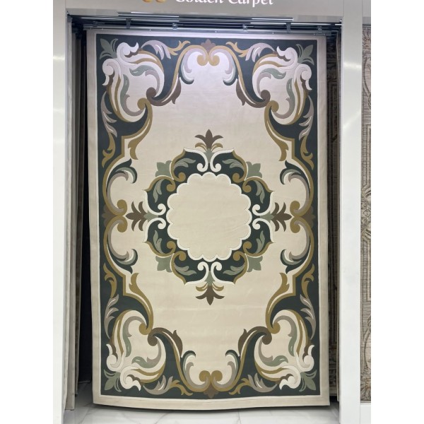 Turkish rugs Kuwaiti Hafar ELIZA P0163C GREEN size 200*300